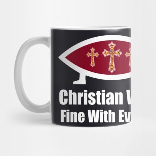Christian Who Is Fine With Evolution Mug